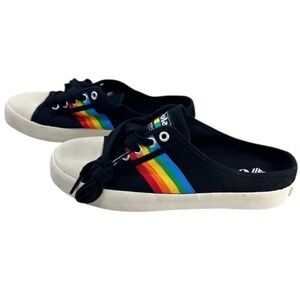 Gola Classics Women's Coaster Rainbow Mule Plimsolls,‎ Rainbow and Black, Size 7